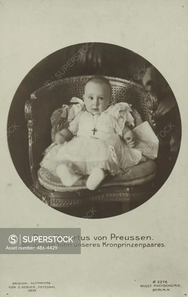 Prince Hubertus, the youngest son of Crown prince an princess