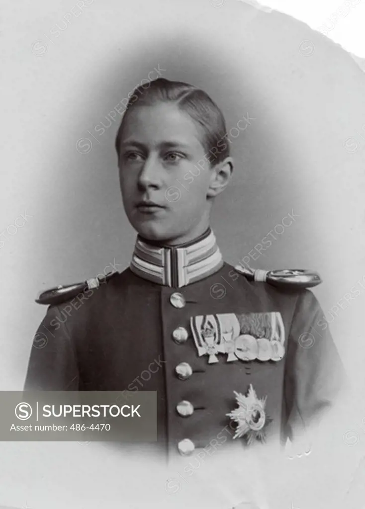 Portrait of crown prince of Germany