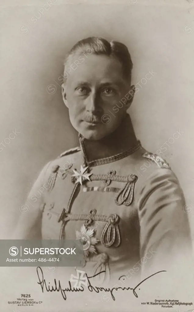 Portrait of Crown prince Wilhelm