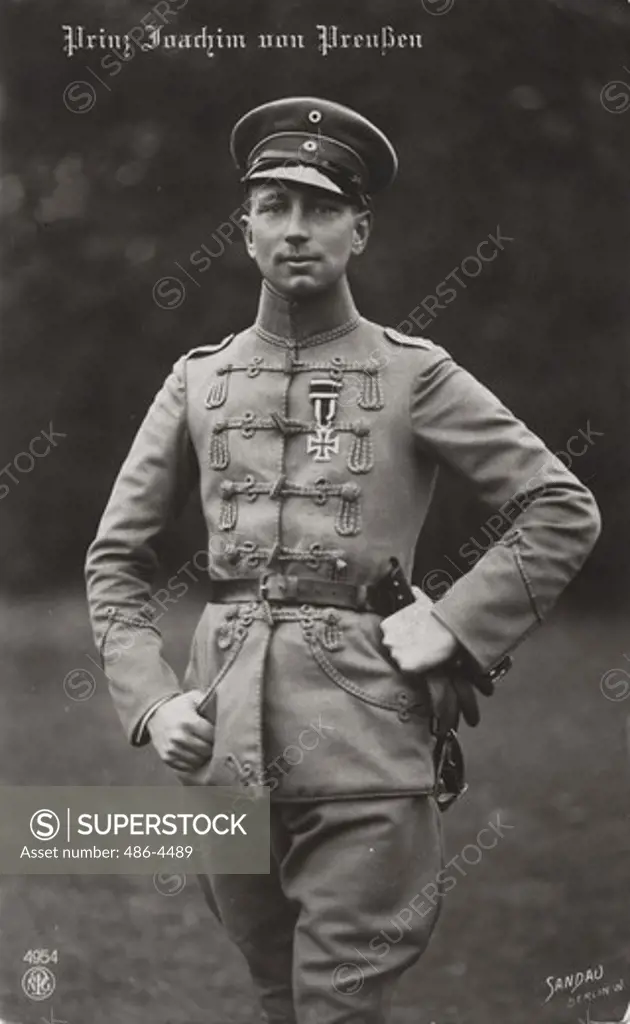 Portrait of Prince Joachim of Prussia
