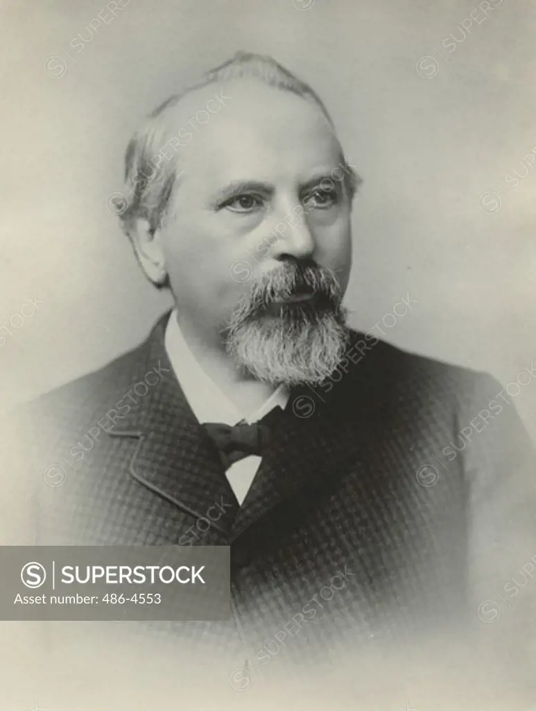 Portrait of elegant man with moustache