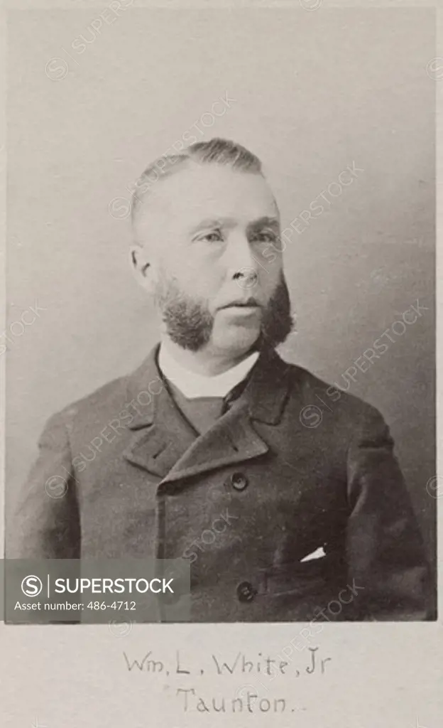 USA, Taunton, Portrait of Wm. L. White, Jr.