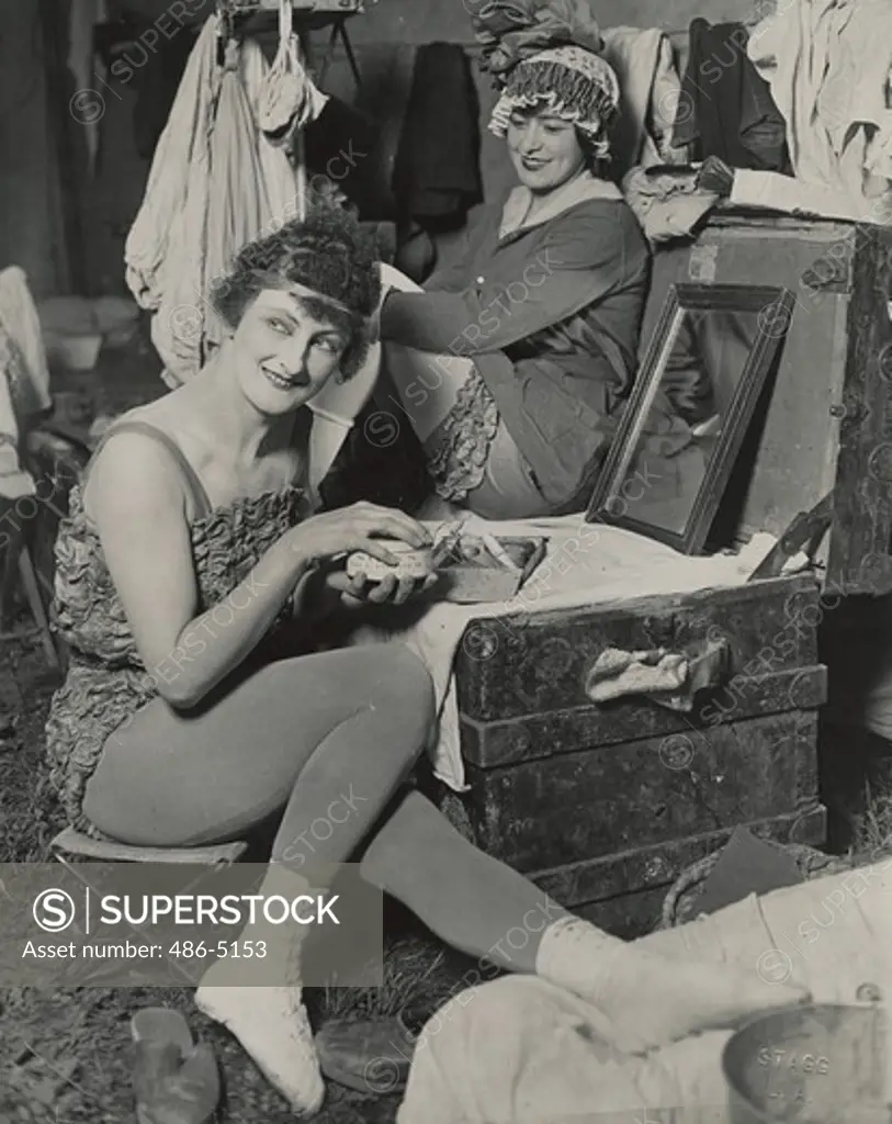 Portrait of women in Sells Floto Circus, 1920's