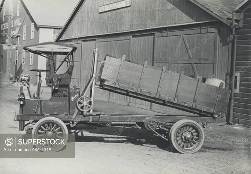 USA, California, Stockton, Holt Truck, circa 1896-1910