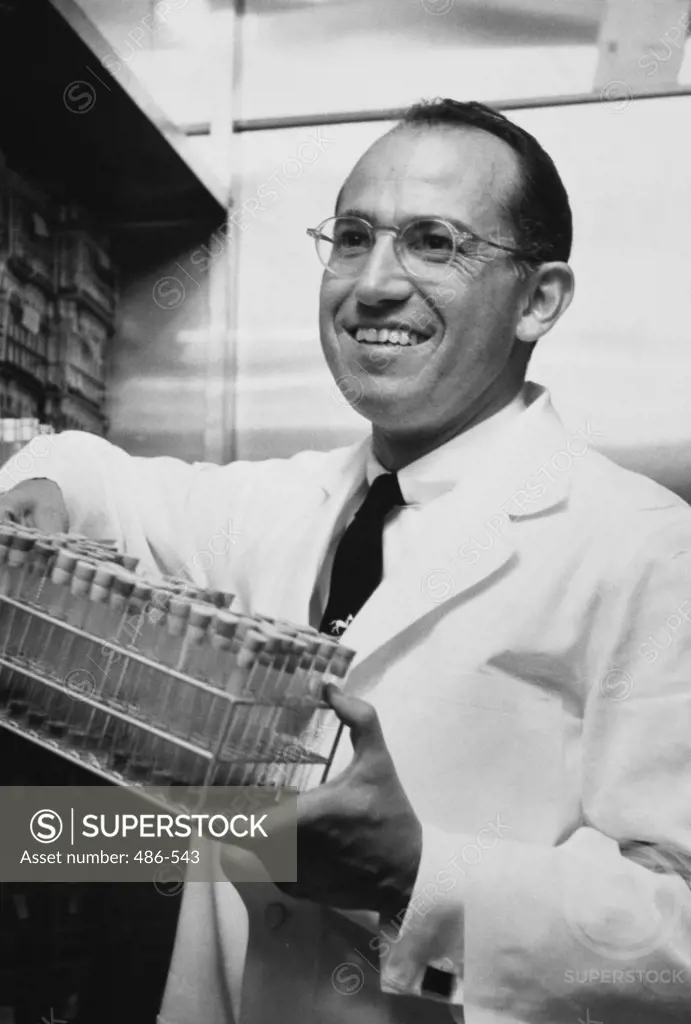 Dr. Jonas Salk, 1914-1995, American Medical Researcher