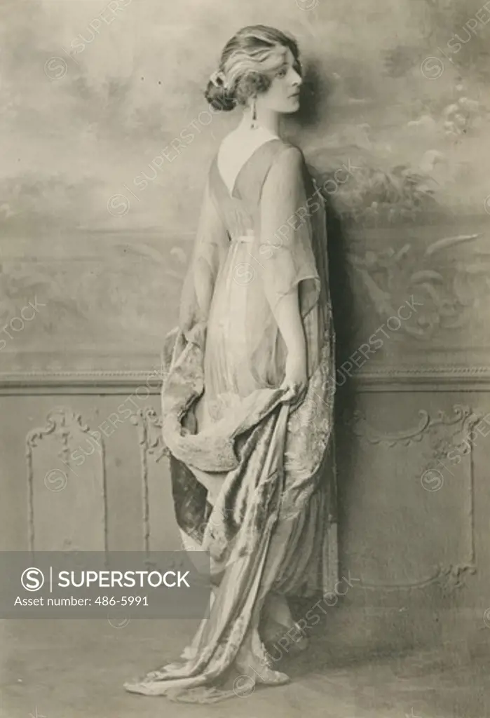 Lady M. Thomson - beautiful English society woman