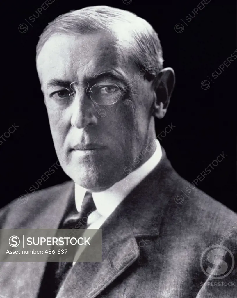 Woodrow Wilson, 28th President of the United States, (1856-1924)