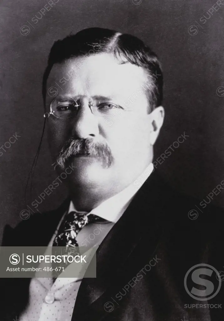 Theodore Roosevelt, (1858-1919), 26th President of the United States