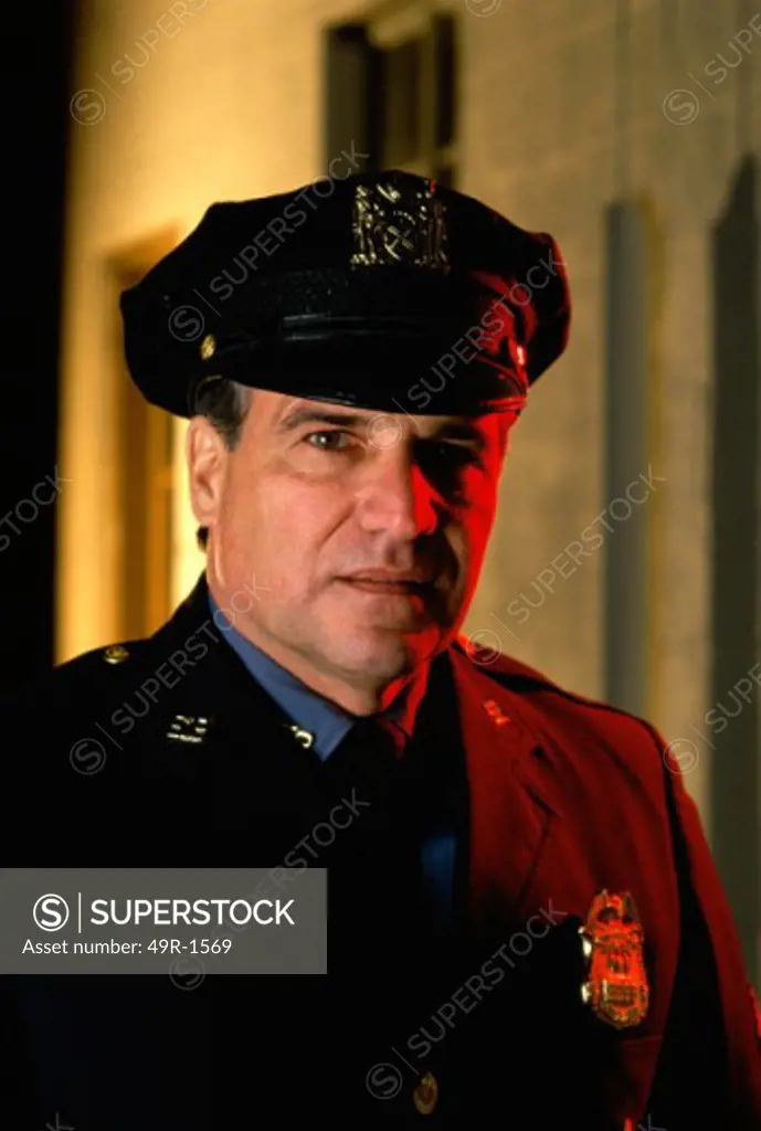Portrait of a policeman