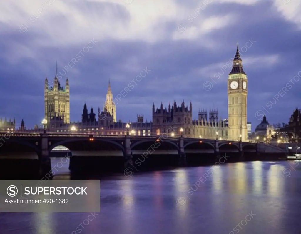 Big Ben Houses of Parliament Westminster Bridge London, England