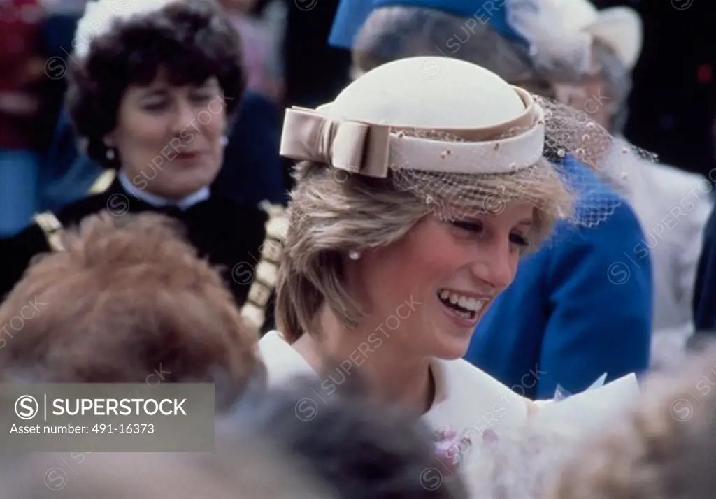 Princess Diana, Canterbury, Kent, England, May 20, 1983