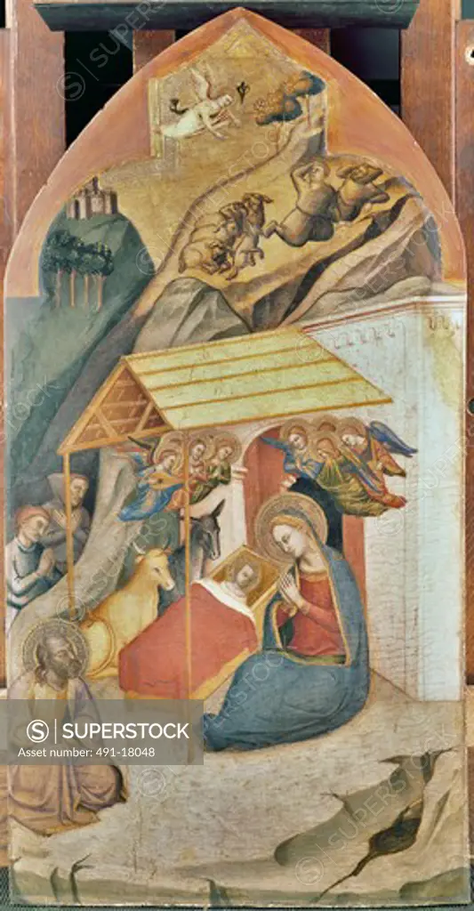 The Nativity Orcagna (ca.1308-1368 Italian) National Gallery of Art, Washington, D.C., USA 
