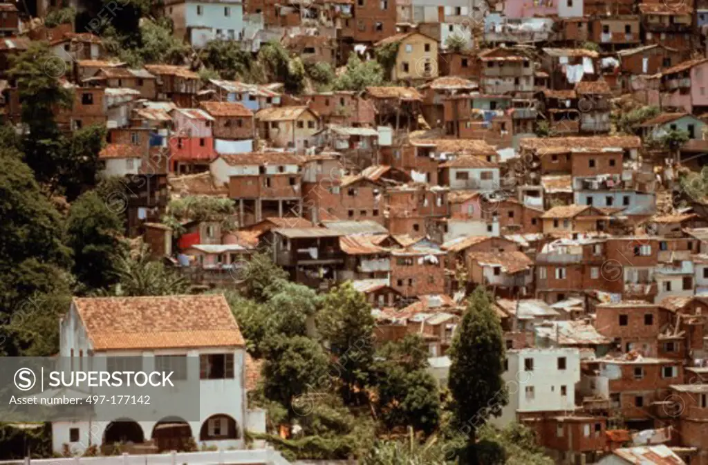 Shantytown Rio de Janeiro Brazil