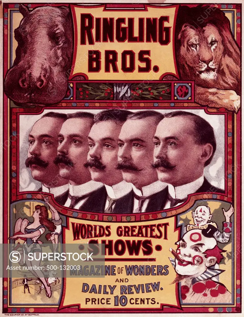 Magazine of Wonders, Ringling Brothers Circus, poster