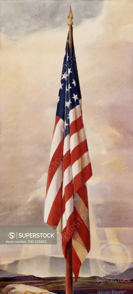 American Flag by Adrian Brewer