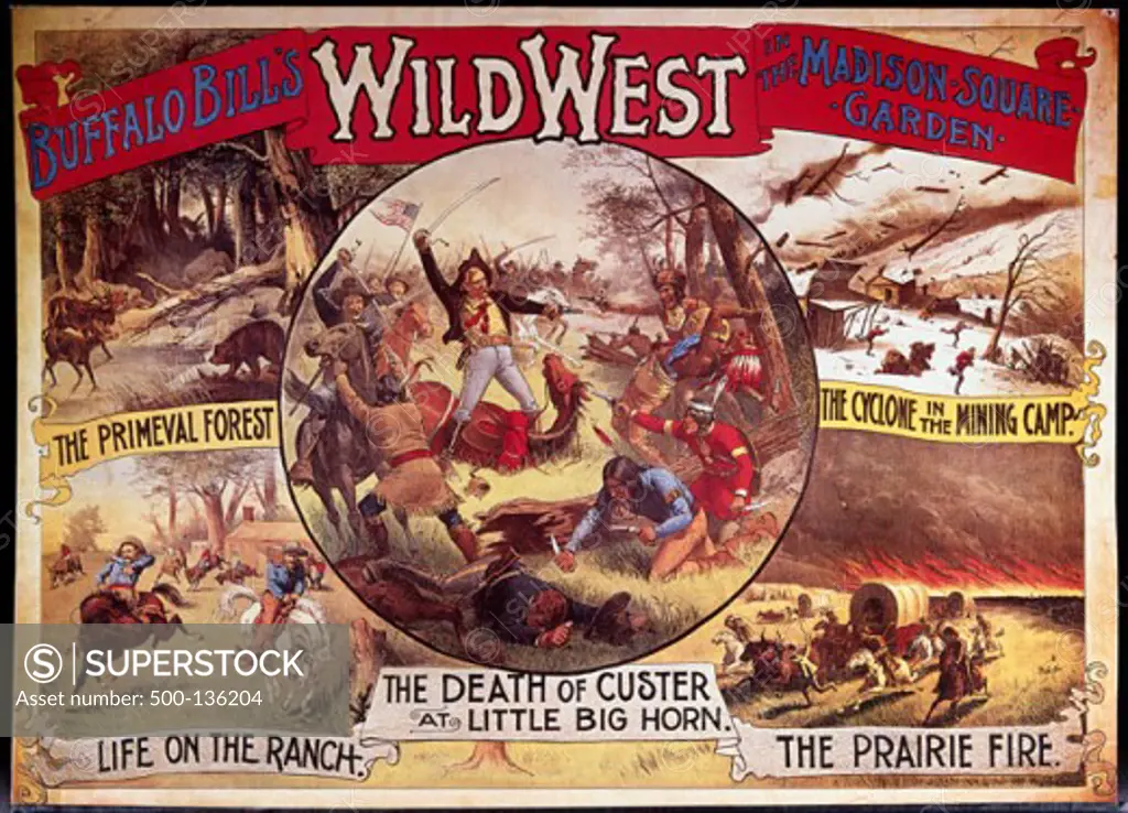 Buffalo Bill's Wild West at the Madison Square Garden  Posters