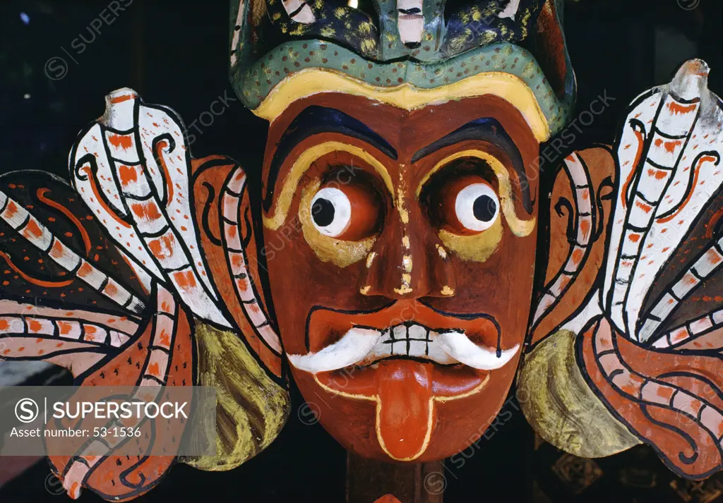Buddhist Devil Mask Sri Lanka Asian Art Holton Collection 