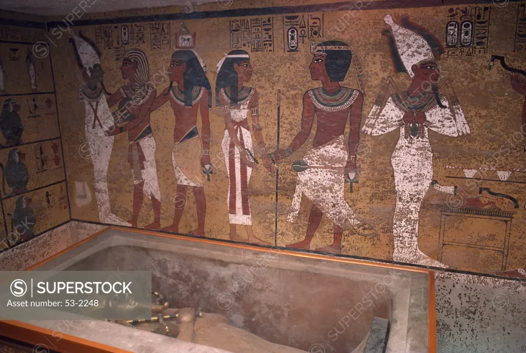 Egypt, Luxor, Valley of the Kings, Tomb of Tutankhamen