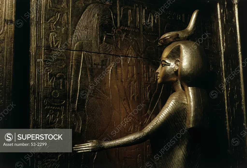 The Goddess of Selkit From the Tomb of Tutankhamen Egyptian Museum Cairo, Egypt