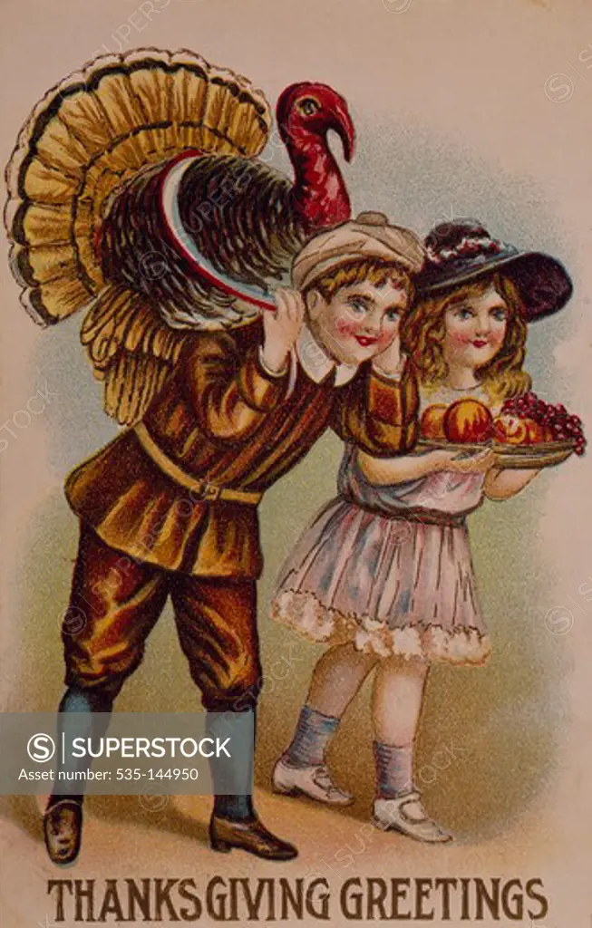 Thanksgiving greetings, Nostalgia Cards