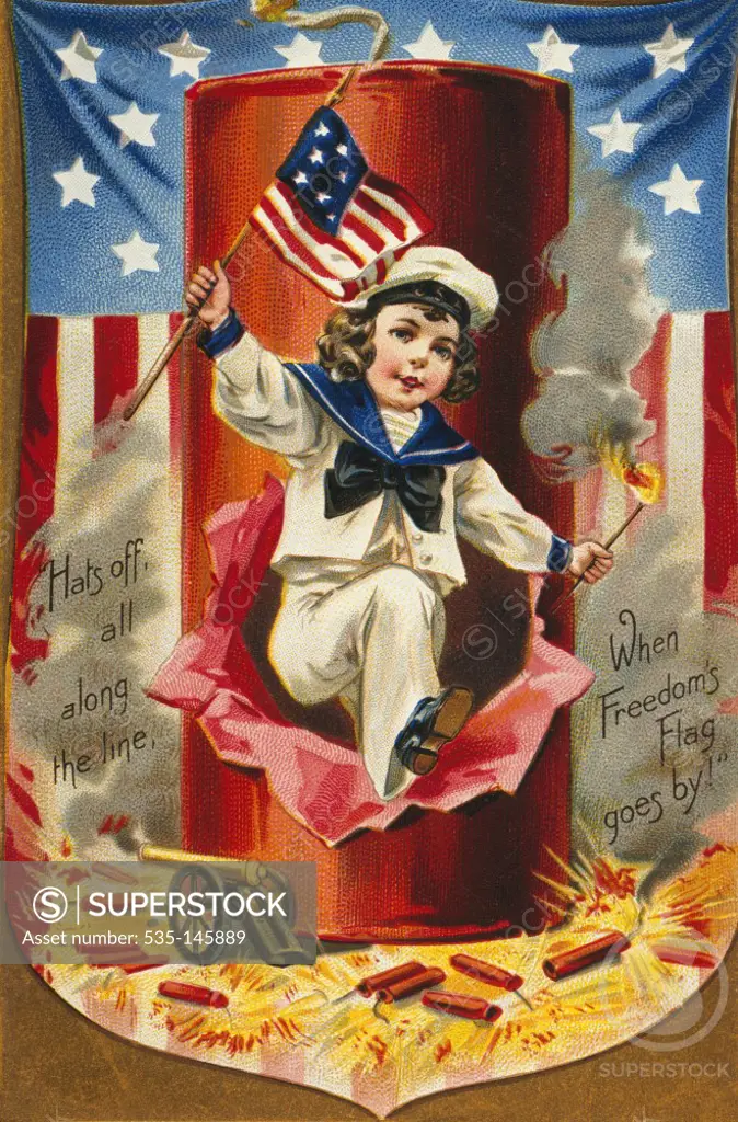 Freedom's Flag Nostalgia Cards