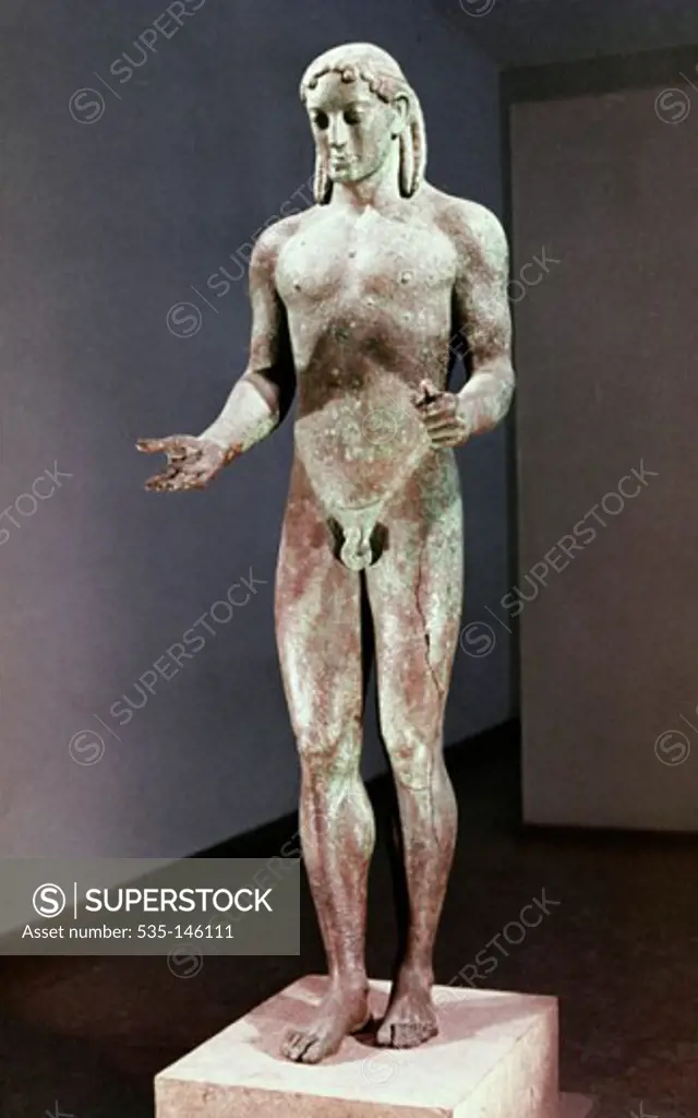 Apollo  C.525 BC Greek Art(- ) Bronze