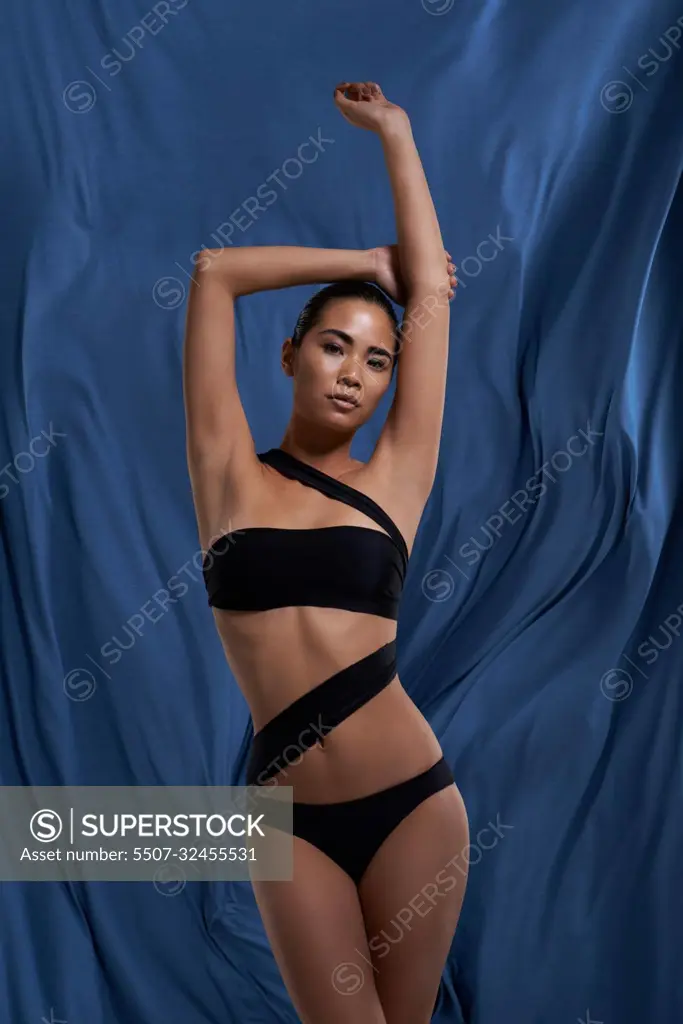 Scantily dressed woman Stock Photos and Images