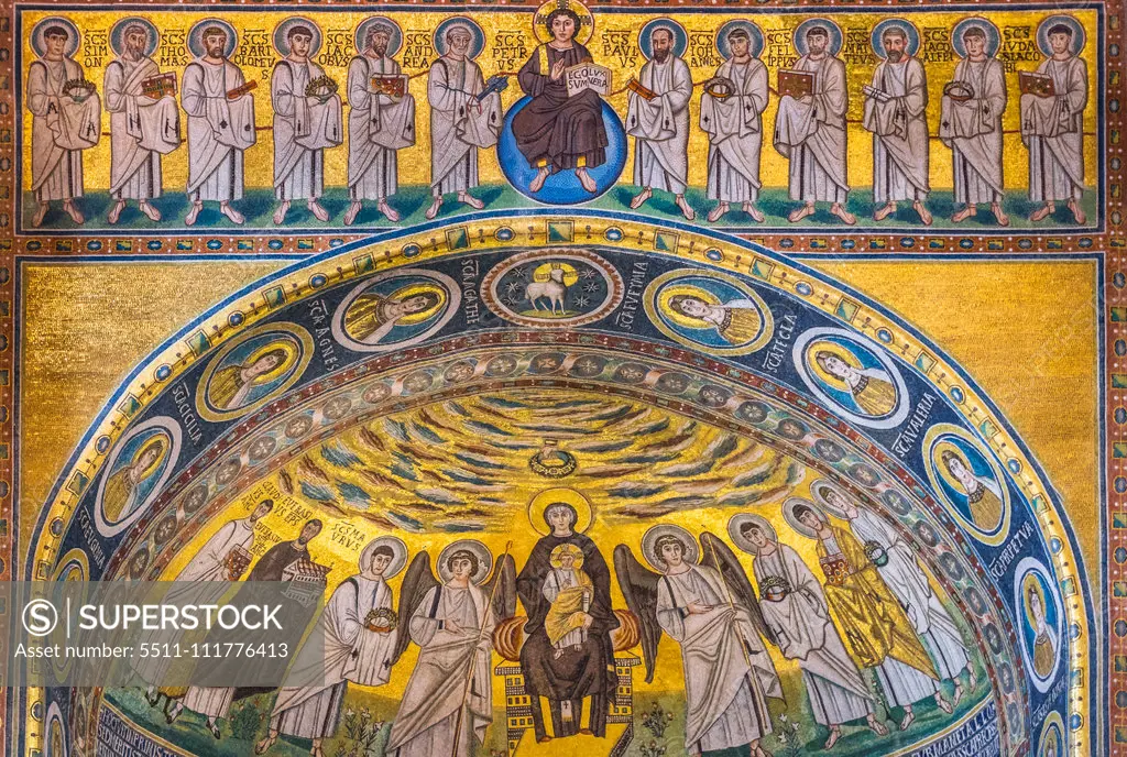 Euphrasius-Basilika, UNESCO Welterbe, Porec, Istrien, Kroatien, Europa