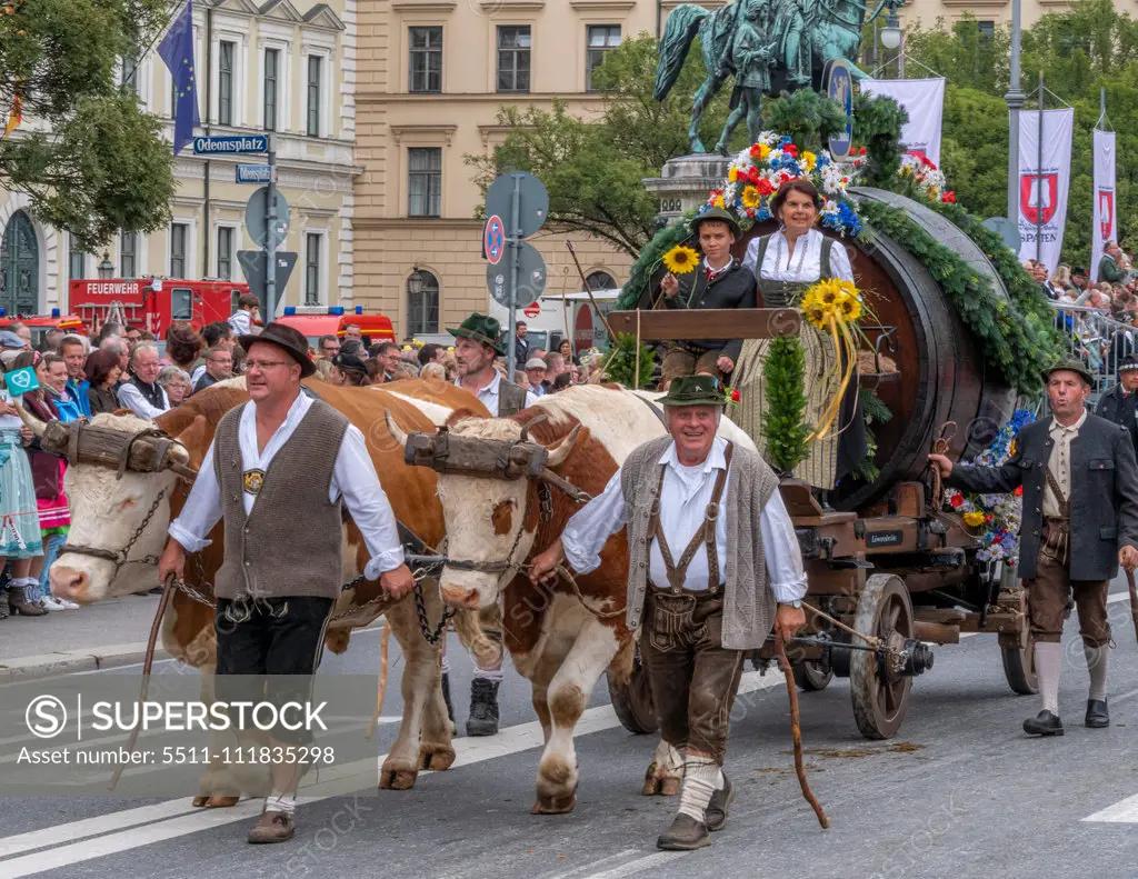 Hackery at the Oktoberfest Parade, Munich, Germany