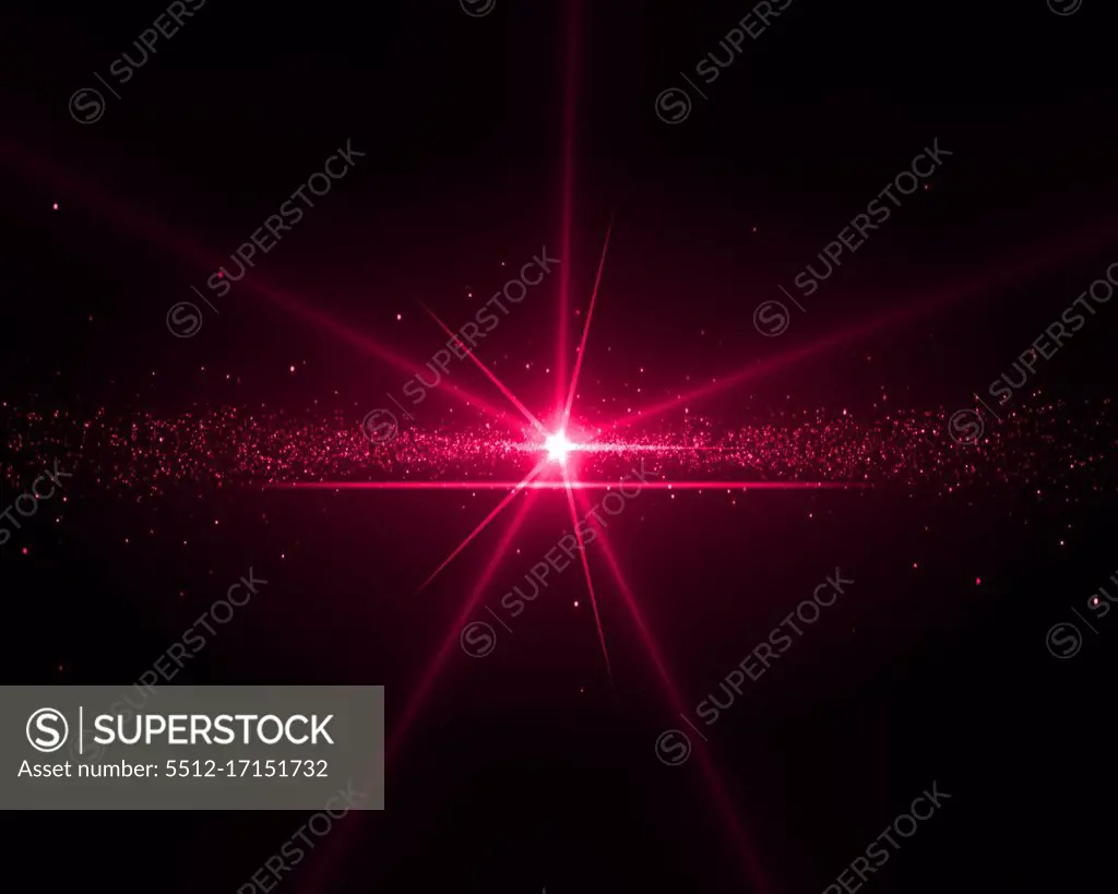 Background with a magenta star in the middle