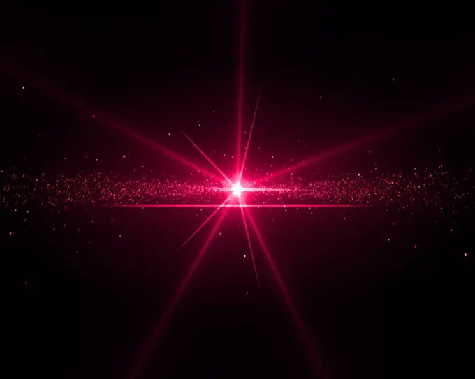 Background with a magenta star in the middle