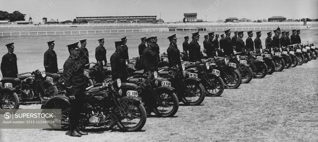Misc.-Police-N.S.W.-Motorcycle. January 23, 1953.