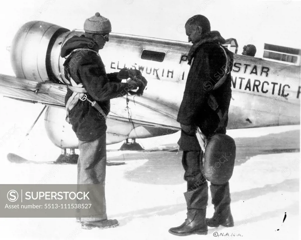 Arctic Expedition - Lincoln Ellsworth Expedition - 1933, 34, 35. April 20, 1936.