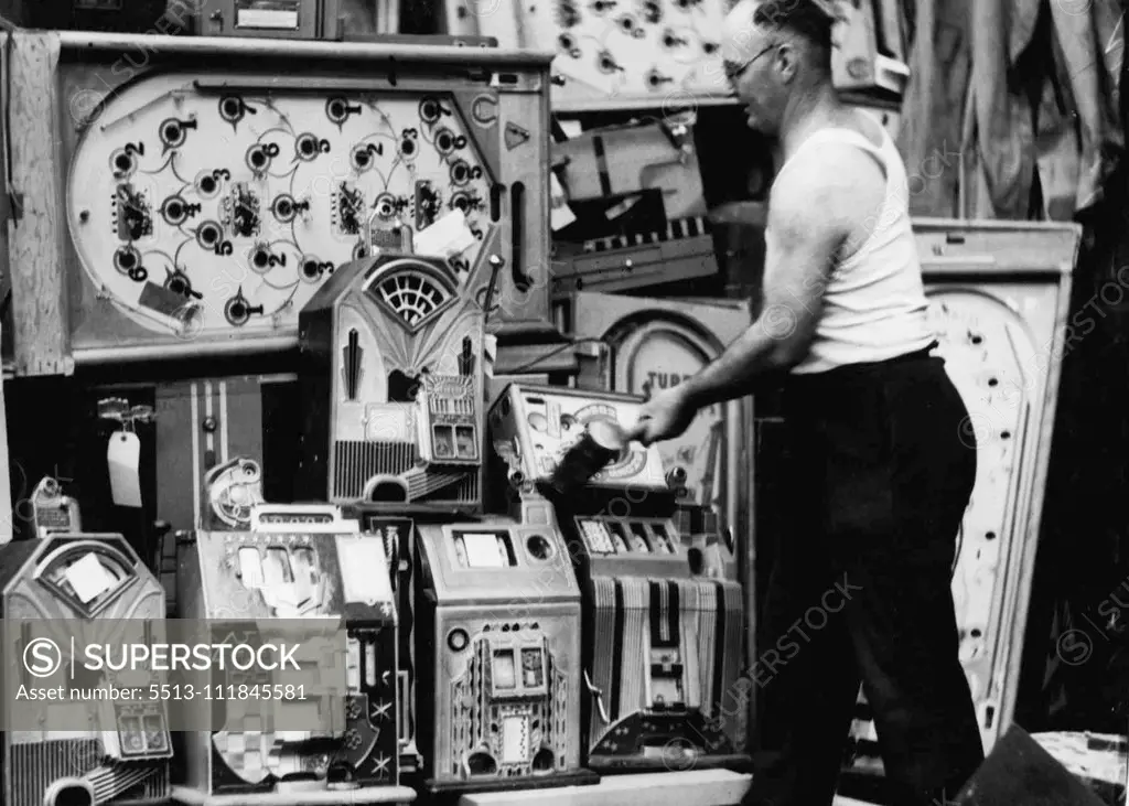 Misc. - Games - Poker Machines. February 13, 1953.;Misc. - Games - Poker Machines