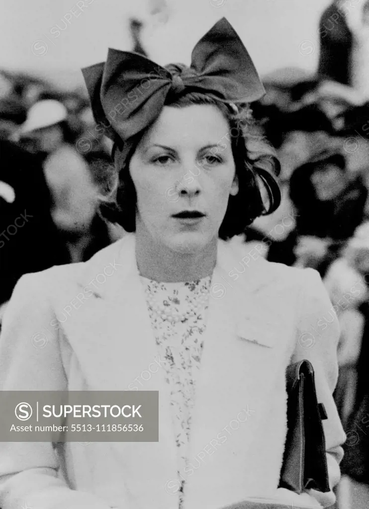 Lady Ashley. March 15, 1955. ;Lady Ashley.