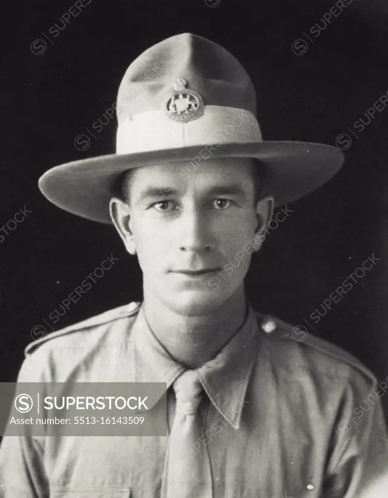 Mtd Const. W. Langdon, N.S.W. Police. June 18, 1934.