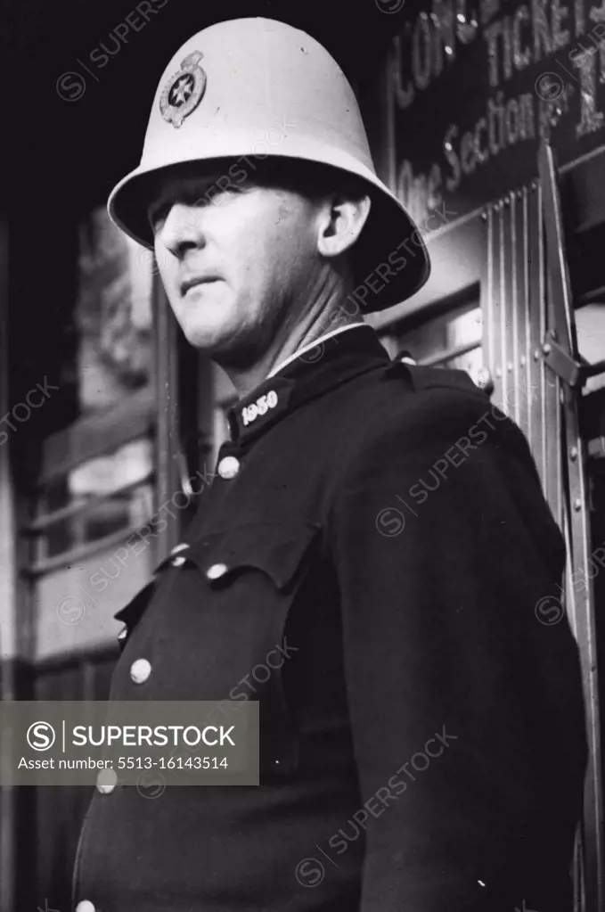 Brisbane Tran Guard policeman. September 6, 1939.