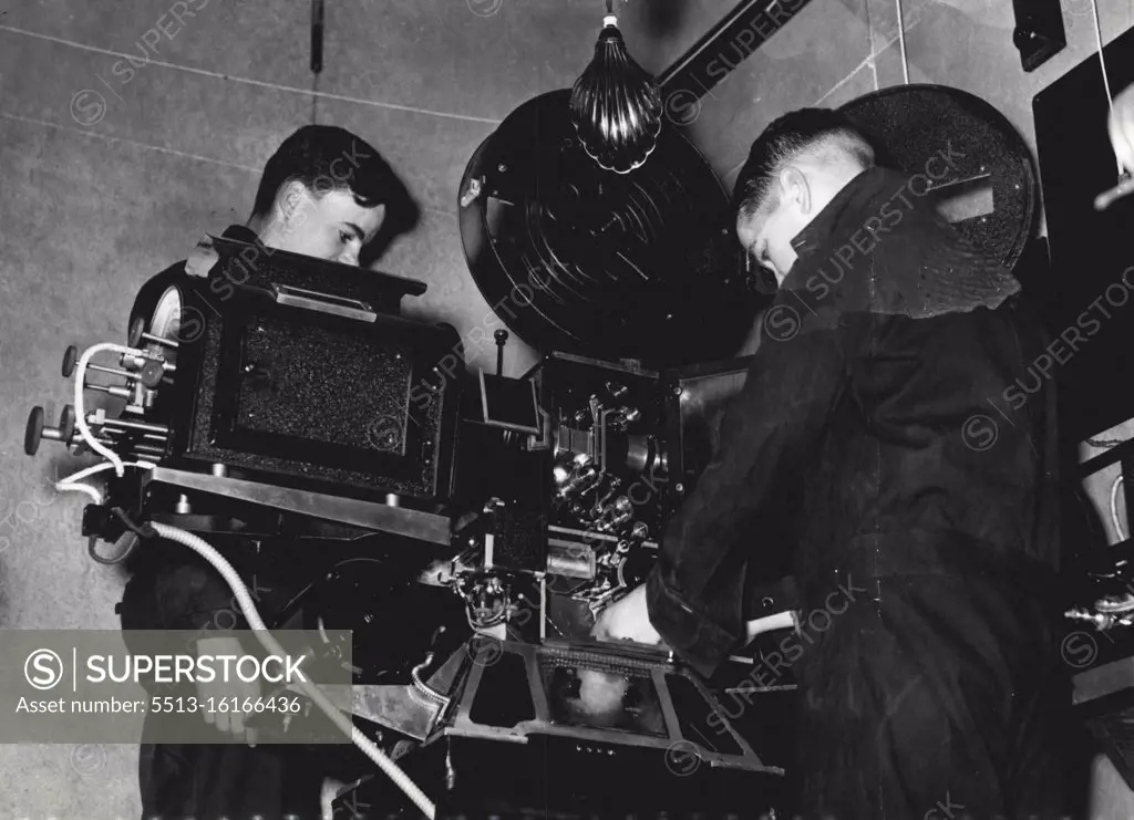 Film projector used by the boys of King's School Parramatta. July 24, 1938.