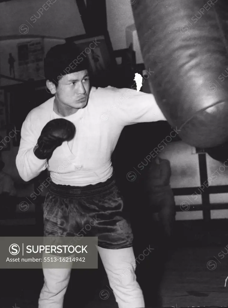 Luis Castillo boxer at Dunleavy's - At the ball. November 20, 1951. (Photo by Gordon Herbert Short/Fairfax Media)