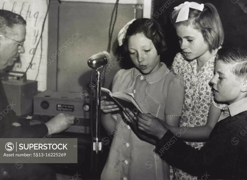 Broadcasting (Schools) - Radio. October 17, 1946.