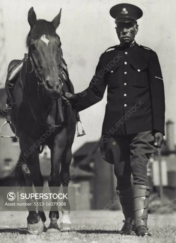 A blacktracker in the employ of the mounted police. March 18, 1940.