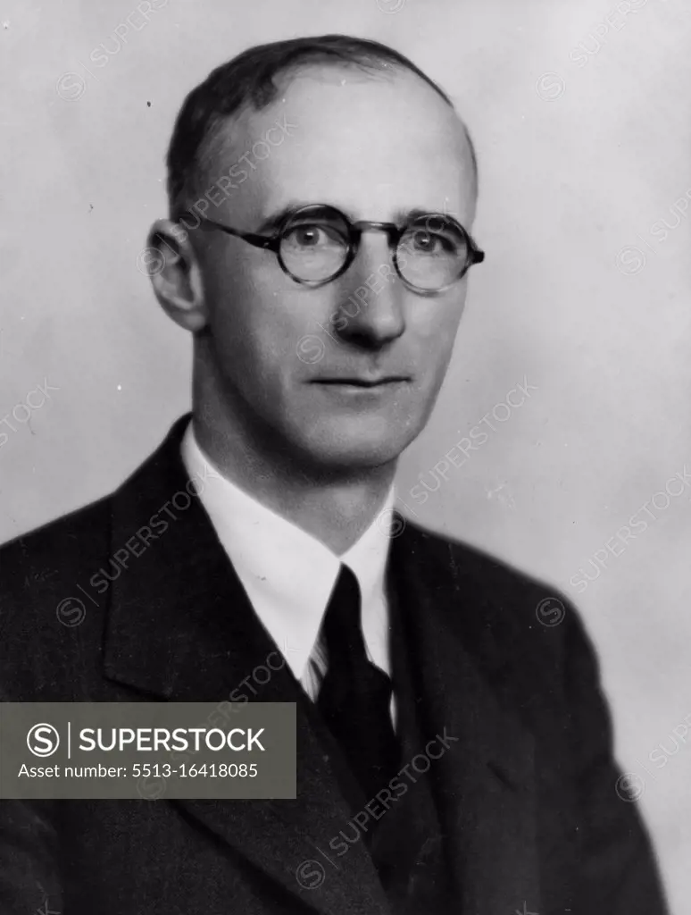 Professor A.P. Elkin, New President of the Royal Society. April 03, 1940. 