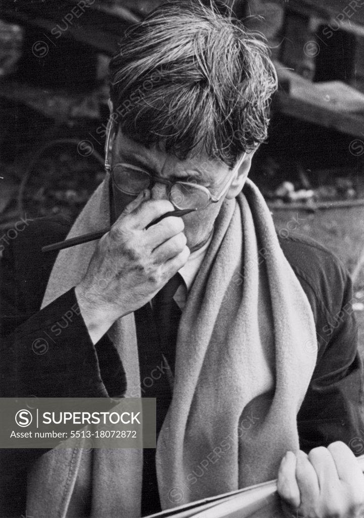 Sir Stanley Spencer - Artist, Painter. January 29, 1944. (Photo by Paul ...