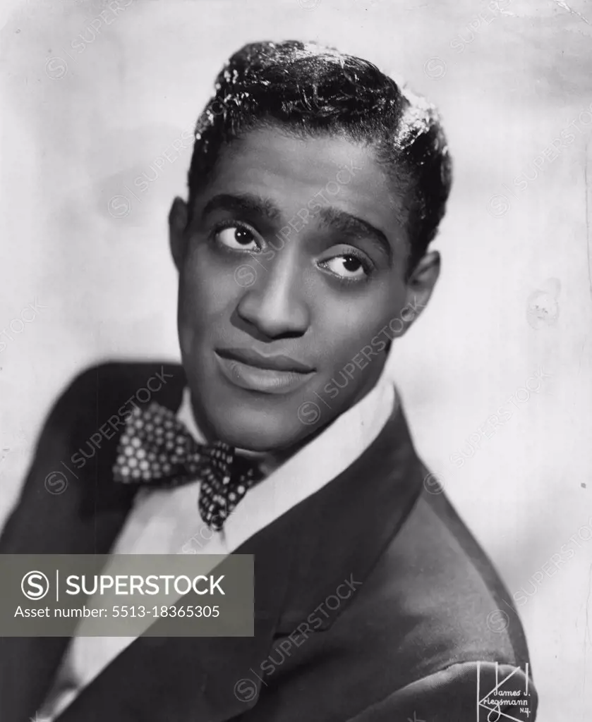 Sammy Davis Jr. featured with Will Mastin TrioSammy Davis, Jr., appears with the Will Mastin trio on the vaudeville show opening today at the Palomar. October 10, 1949. (Photo by Capitol Recording Artist).