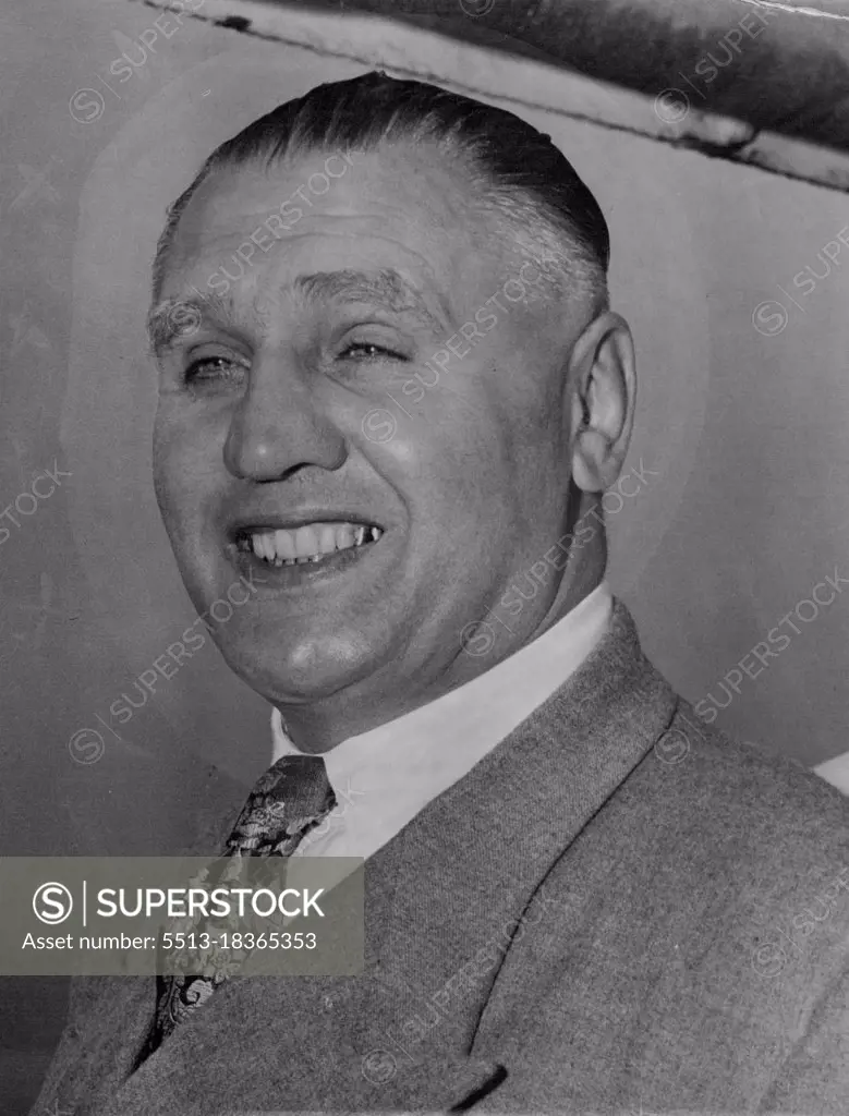Phil Scott as he was in 1950 when he arrived in Sydney. July 23, 1950.