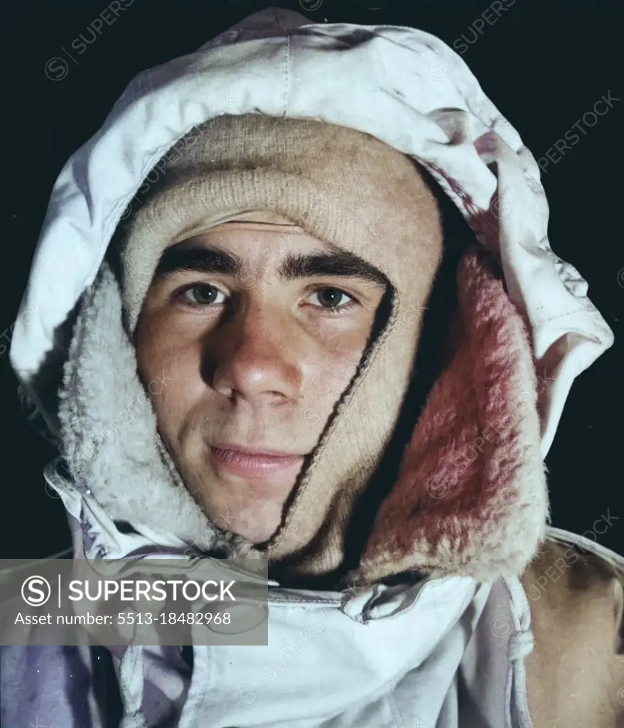 Considering The Soldiers Comfort.. -- How a soldier is dressed for tests in the Arctic chamber. September 7, 1951.