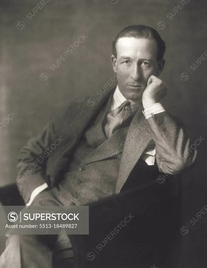 Sir Roderick Jones, K.B.E. Chairman of  Reuters. . July 16, 1930. (Photo by Swaine Studio).