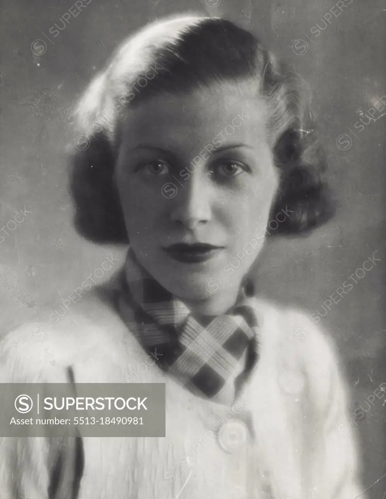 Mount Luke, wife of young Randwick Horse Trainer. September 25, 1935.
