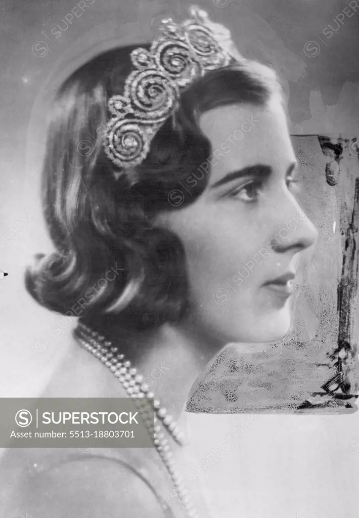 Princess Ingrid Of Sweden.Princess Ingrid celebrated her 21st birthday on March 28th 1931.Photo an Official birthday portrait just released for Publication. July 17, 1931. (Photo by Central News).
