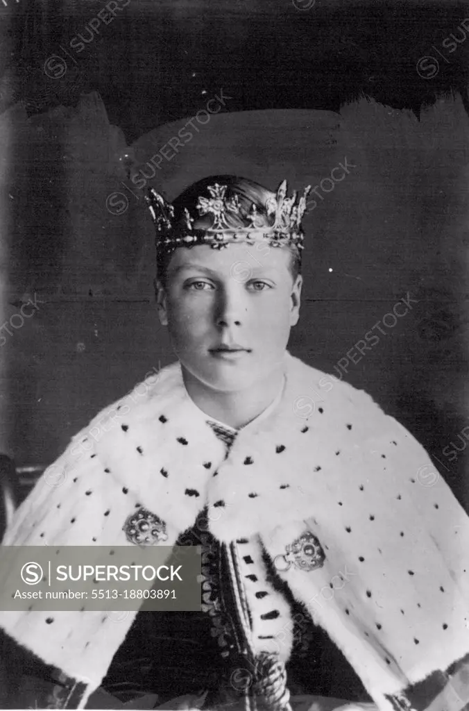 Duke Of Windsor As Prince Of Wales - British Royalty. November 05, 1931.
